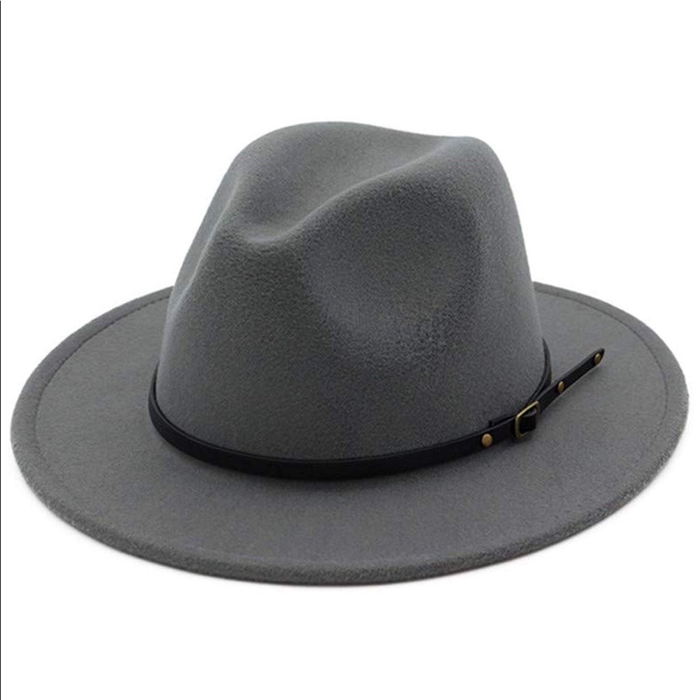 Fedora Hat with Belt Buckle